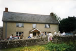 Buttles Farm (17th c.), Buttles Lane & gathering 1991.