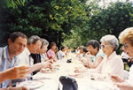 Mead Gathering 1989 - on the right Buttle sisters from historic Gaspé, Quebec Branch & 1838 Sea Captain.