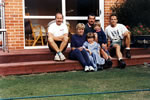 At 'Wexford' Darfield Canterbury, New Zealand, 1995, with the present Buttle family on 700 acres ranch, emigrated 1922 from Enniscorthy.